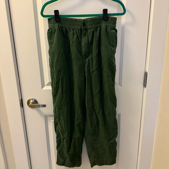 Madewell Tapered Huston Pull-On Crop Pants in Corduroy Size Medium - Picture 4 of 6
